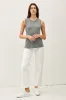 Heather Grey Basic Crew Neck Tank sold by Pinkblush
