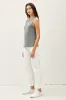 Heather Grey Basic Crew Neck Tank sold by Pinkblush