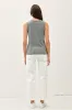Heather Grey Basic Crew Neck Tank sold by Pinkblush