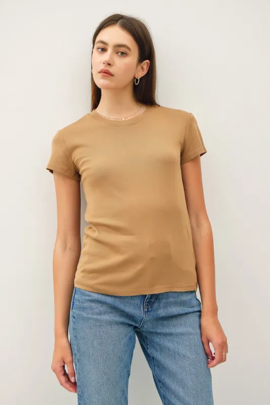 Camel Classic Crewneck T-Shirt sold by Pinkblush