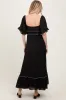 Black Wide Sleeve Maxi Dress sold by Pinkblush
