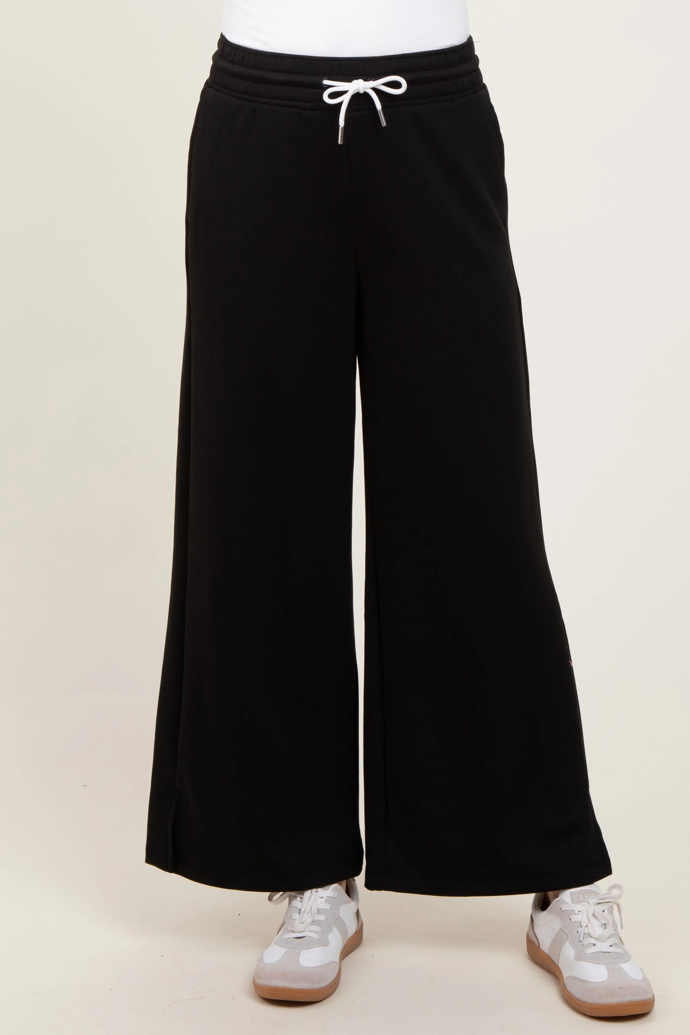 Black Drawstring Lounge Pants sold by Pinkblush product image thumbnail 3