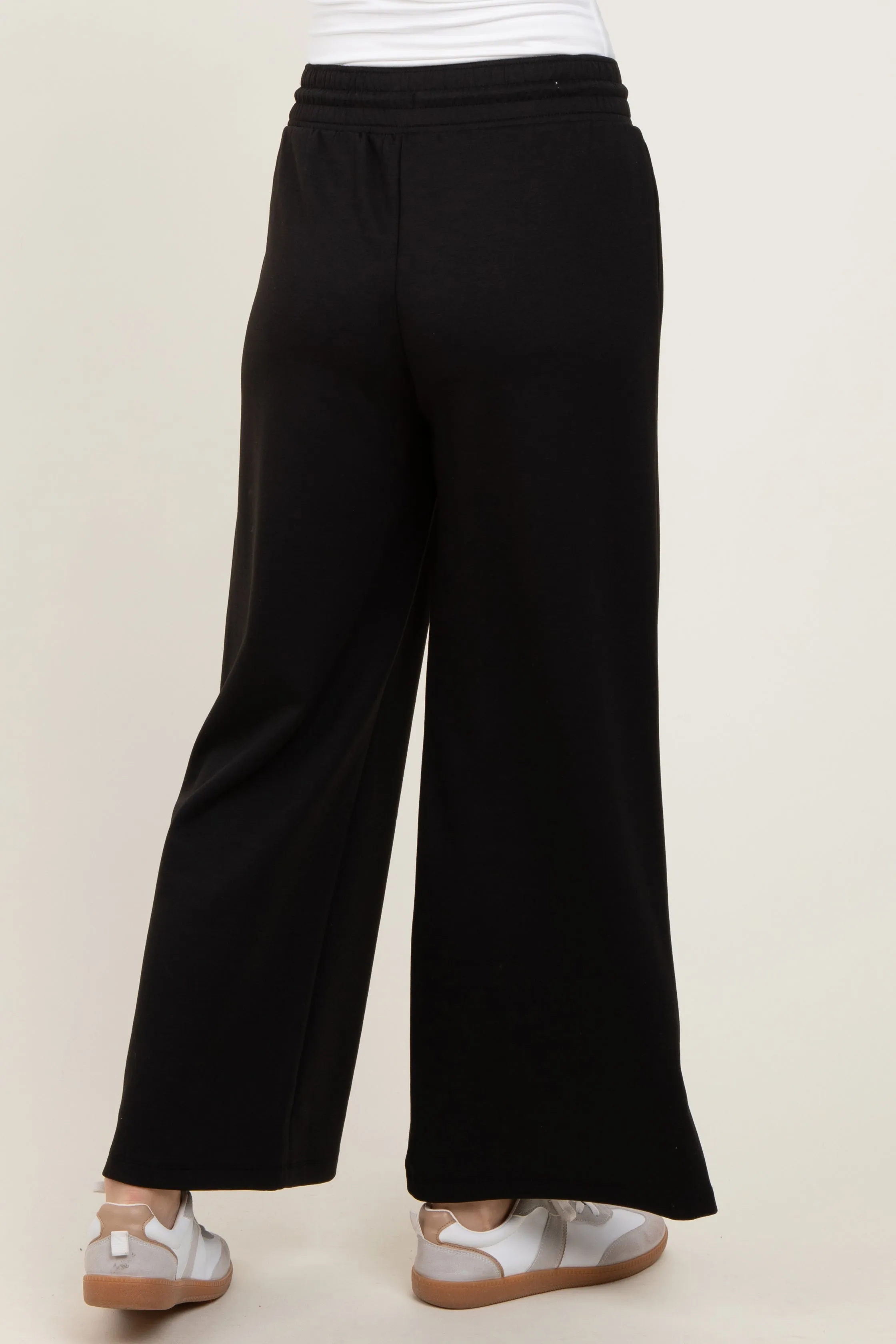 Black Drawstring Lounge Pants sold by Pinkblush product image thumbnail 4