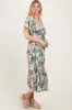 Light Pink Floral Print Woven Midi Dress sold by Pinkblush