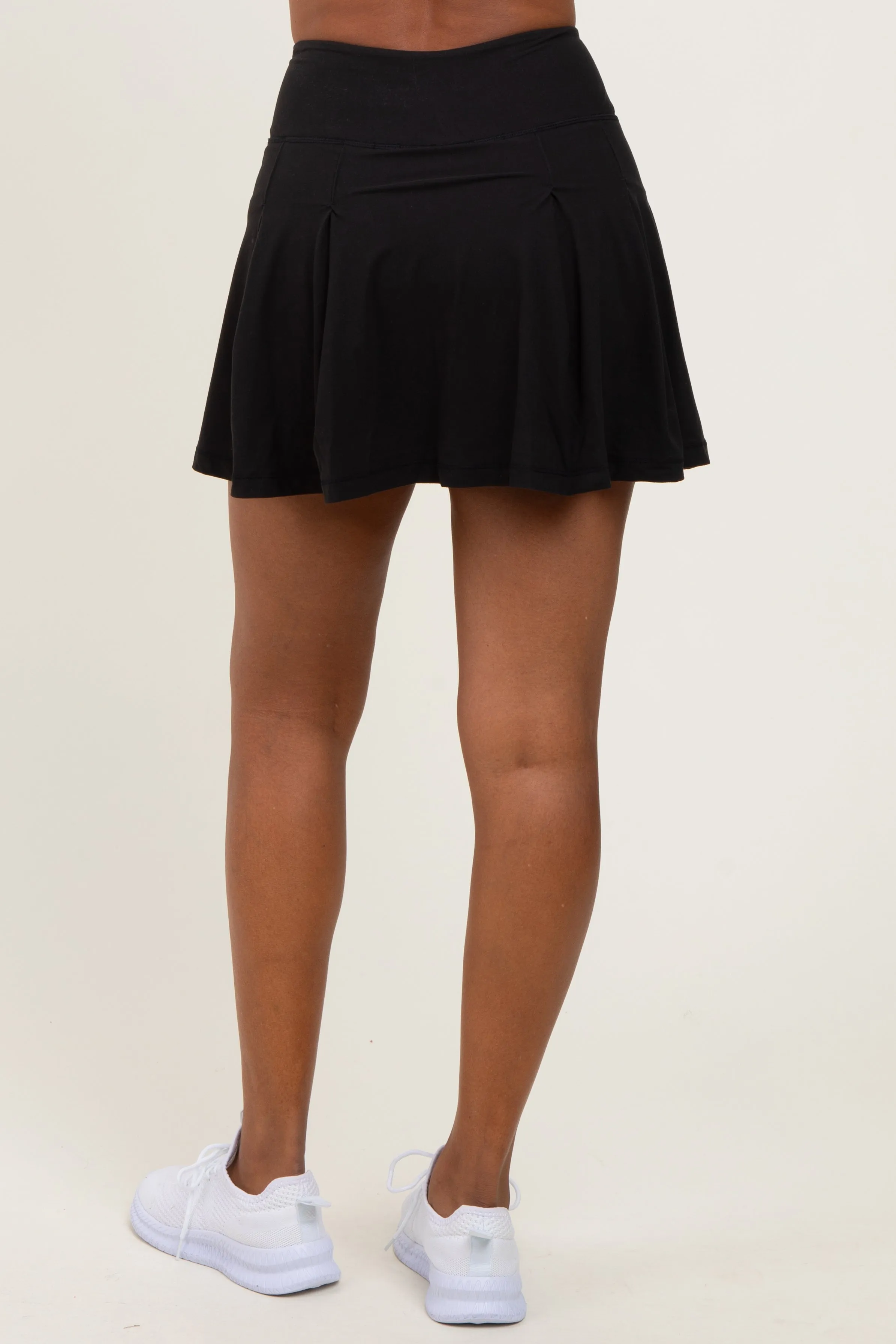 Black Back Pleat Skort sold by Pinkblush product image thumbnail 5