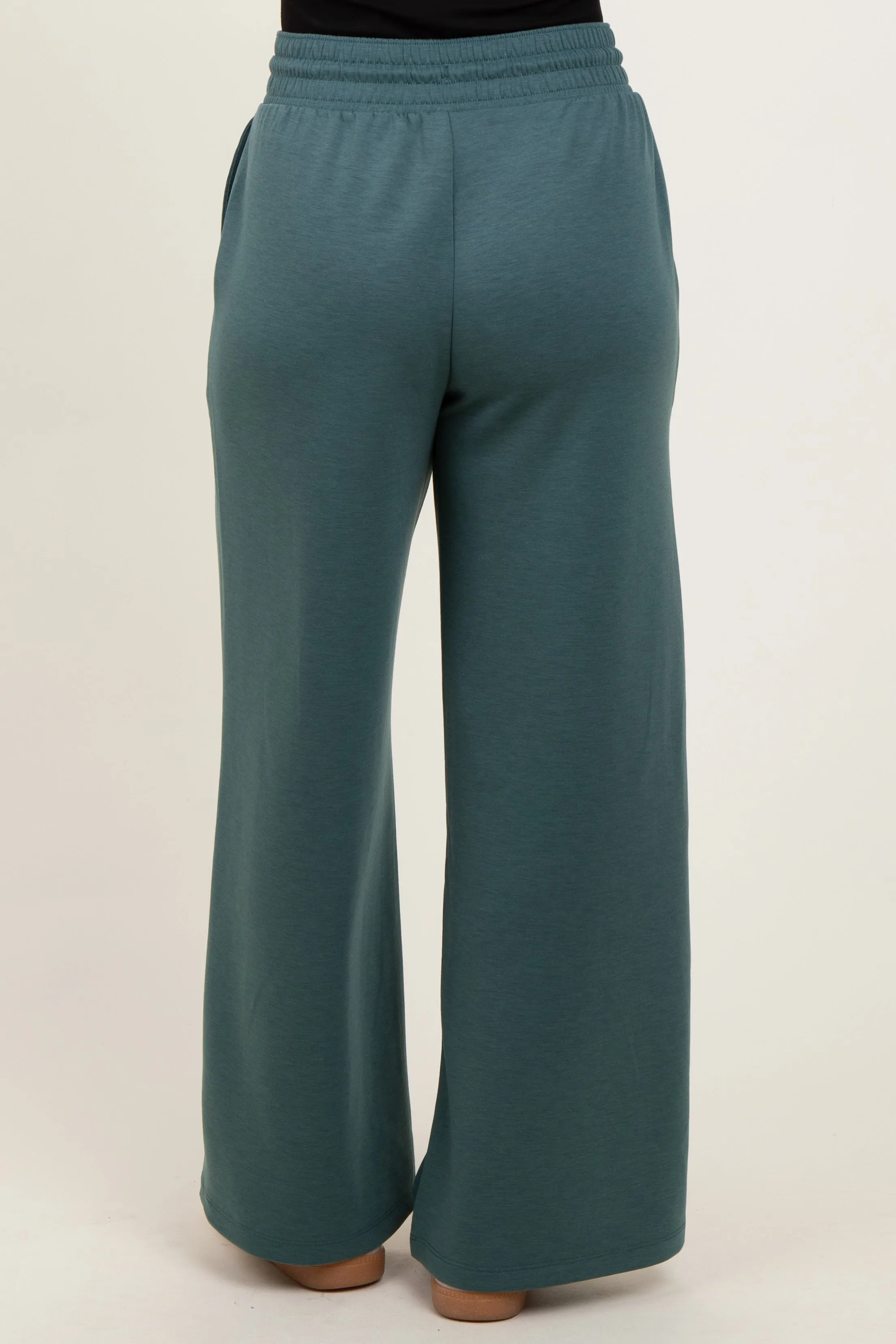 Teal Drawstring Lounge Pants sold by Pinkblush product image thumbnail 4