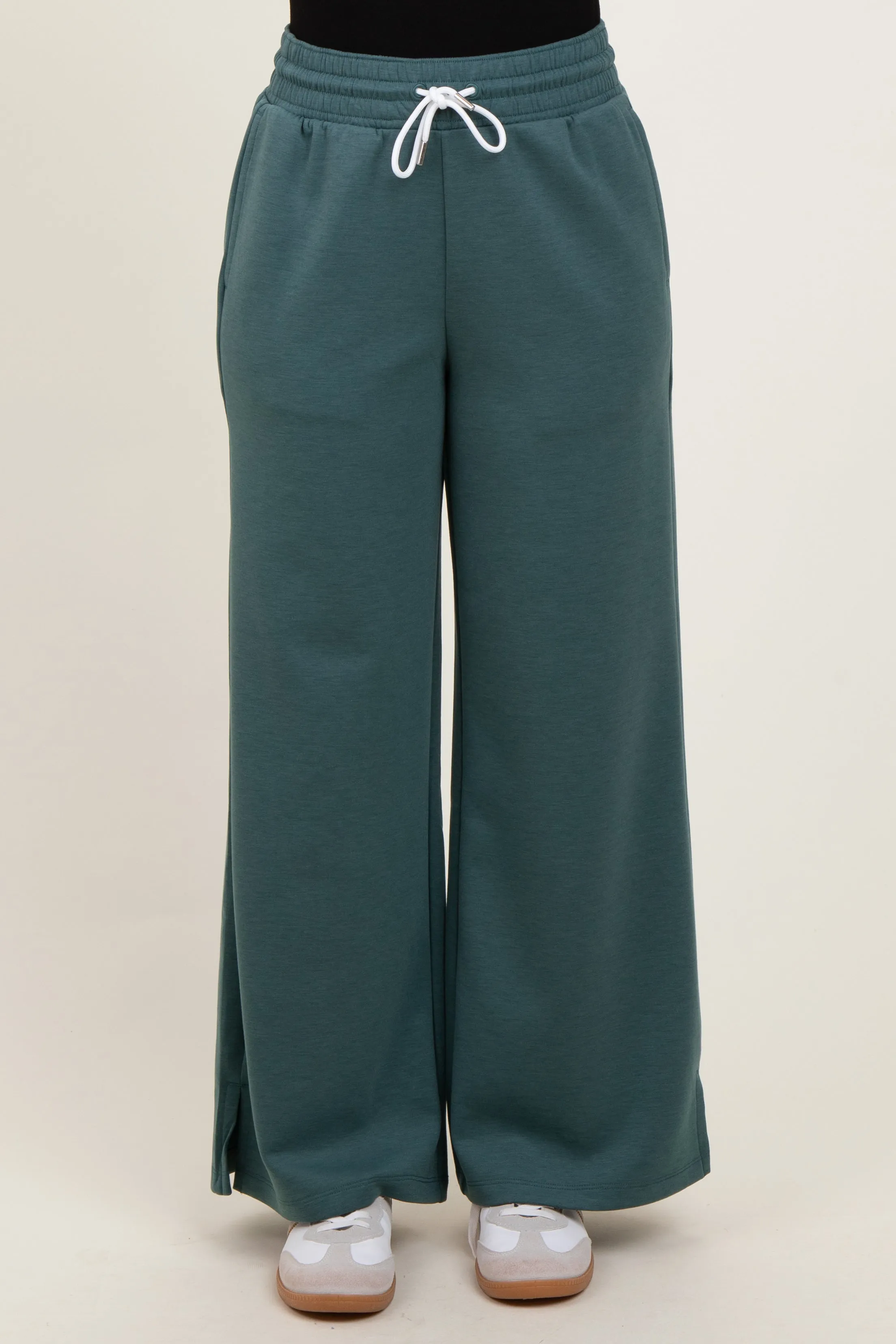 Teal Drawstring Lounge Pants sold by Pinkblush product image thumbnail 2