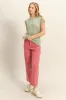 Sage Soft Cap Sleeve Maternity T-Shirt Top sold by Pinkblush