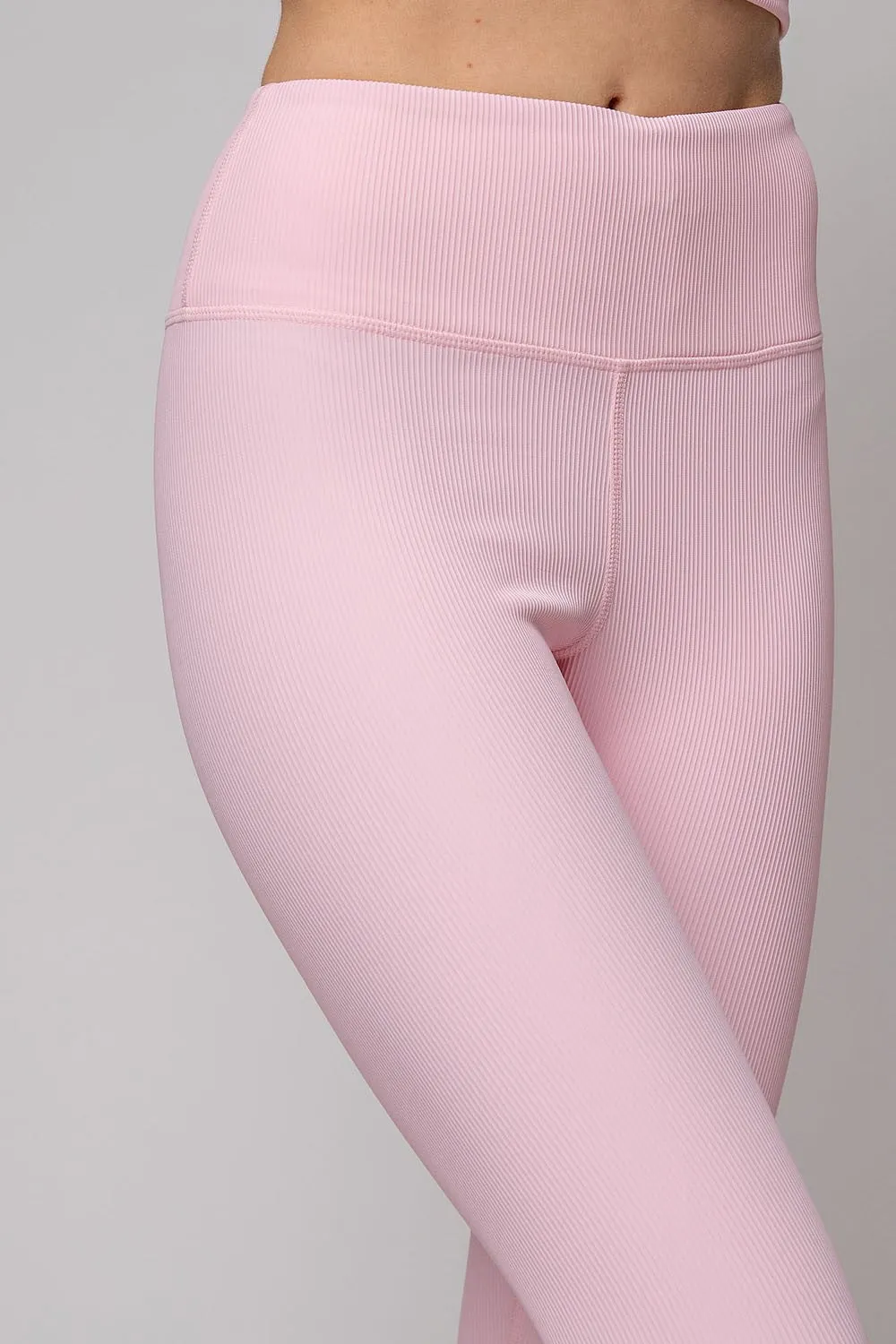 Pink Ribbed Leggings sold by Pinkblush product image thumbnail 5