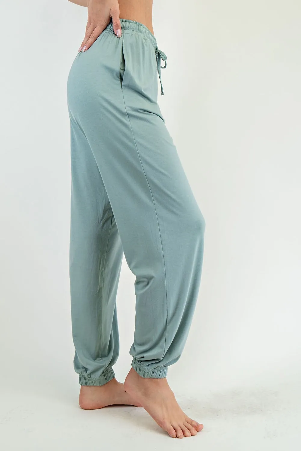 Jade Drawstring Jogger Pants sold by Pinkblush product image thumbnail 4