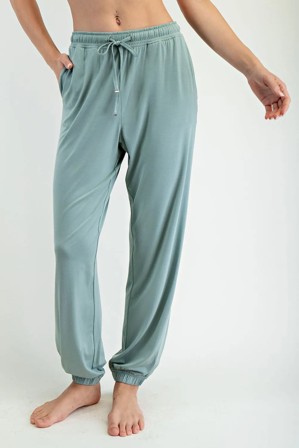 Jade Drawstring Jogger Pants sold by Pinkblush product image thumbnail 2