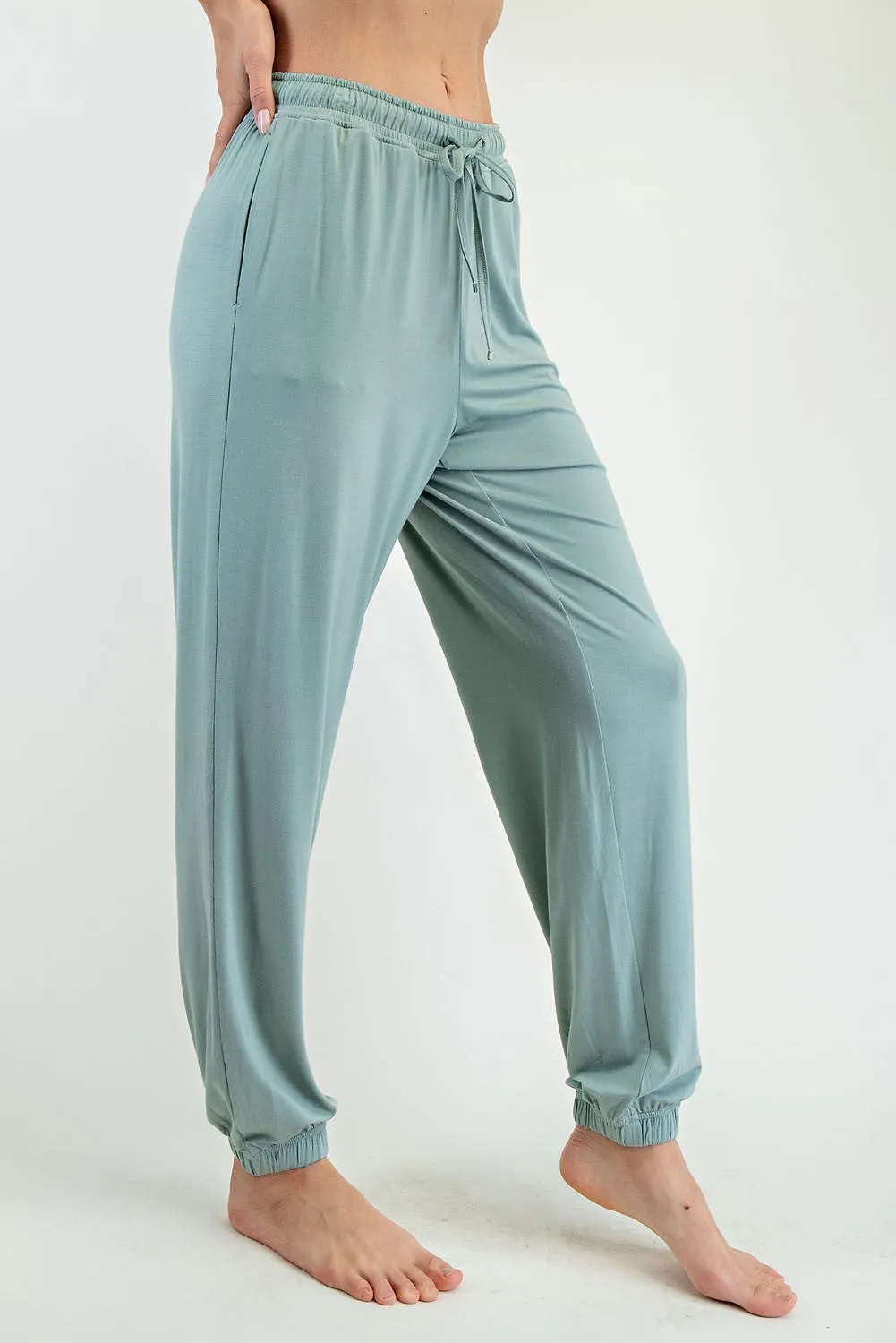 Jade Drawstring Jogger Pants sold by Pinkblush product image thumbnail 3
