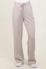 Cream Straight Leg Drawstring Sweatpants sold by Pinkblush
