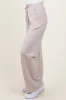 Cream Straight Leg Drawstring Sweatpants sold by Pinkblush