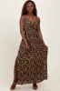 Black Floral Twist Front Cutout Maxi Dress sold by Pinkblush