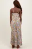 Mint Green Floral Twist Front Cutout Maxi Dress sold by Pinkblush