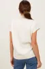 Cream Mock Neck Knit Top sold by Pinkblush