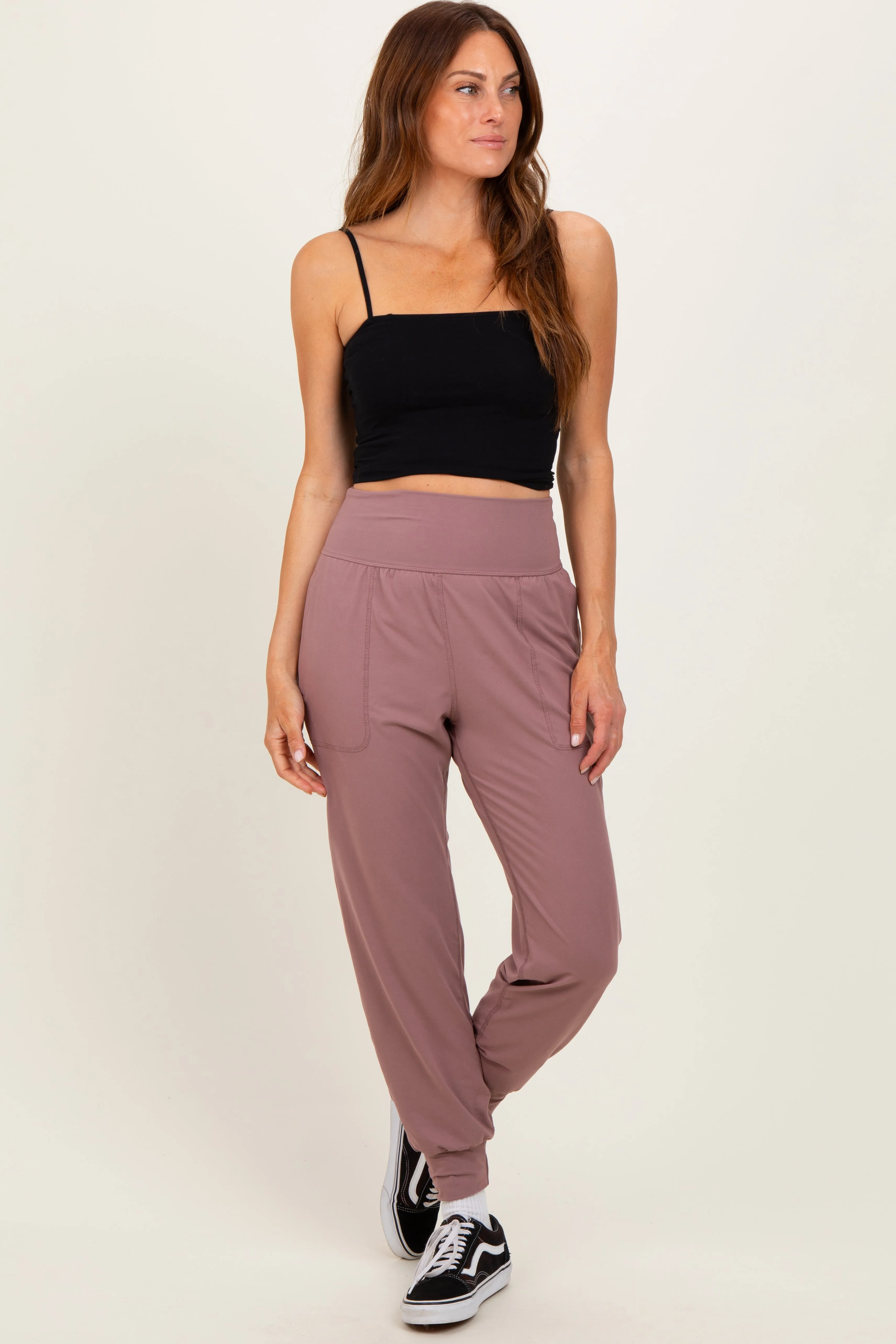 Mauve Joggers sold by Pinkblush product image thumbnail 2