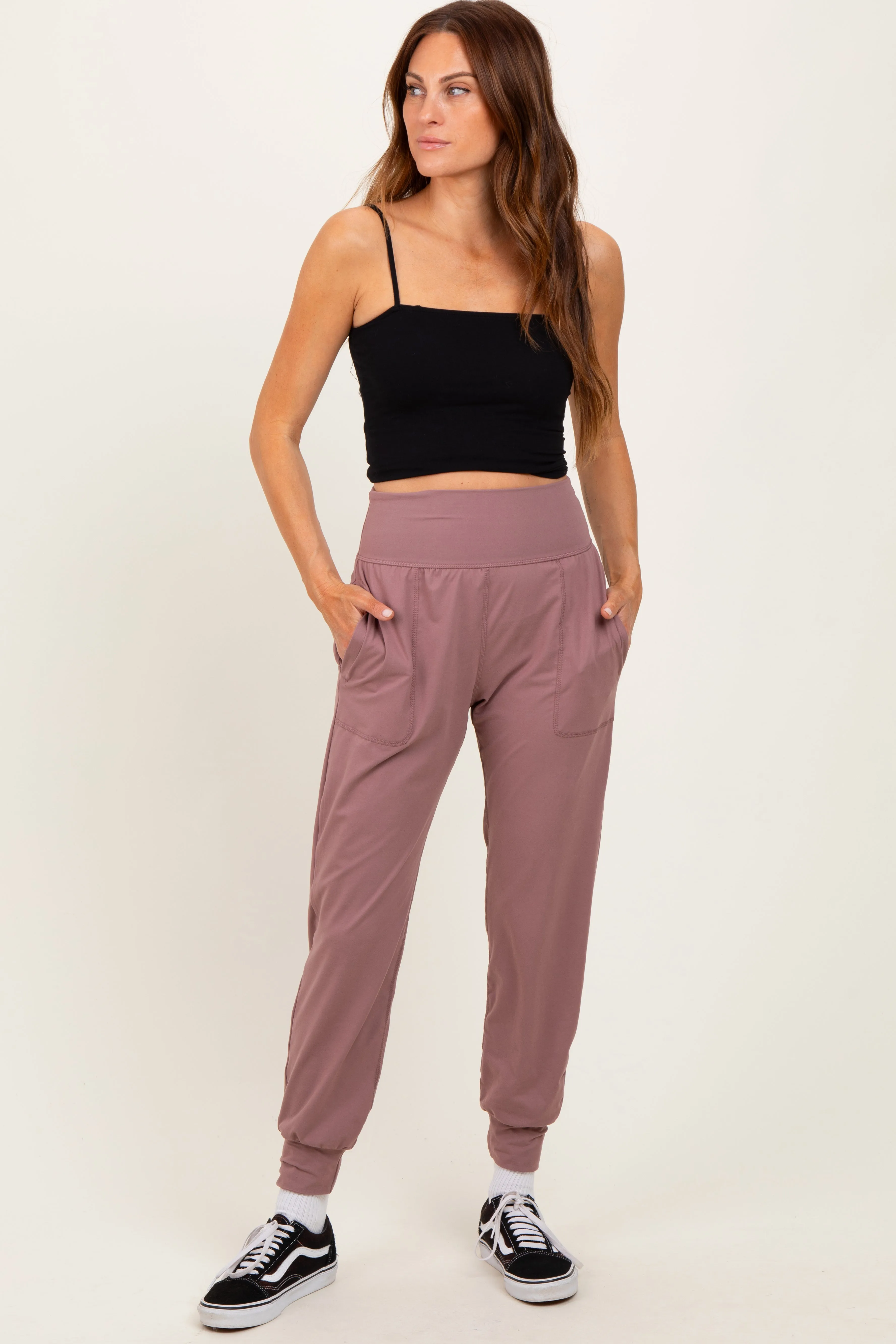 Mauve Joggers sold by Pinkblush