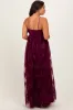 Plum Floral Lace Overlay Maternity Maxi Dress sold by Pinkblush
