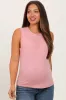 Pink Basic Crew Neck Maternity Tank sold by Pinkblush