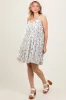 Blue Floral Plisse Texture Mini Dress sold by Pinkblush
