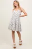 Blue Floral Plisse Texture Mini Dress sold by Pinkblush