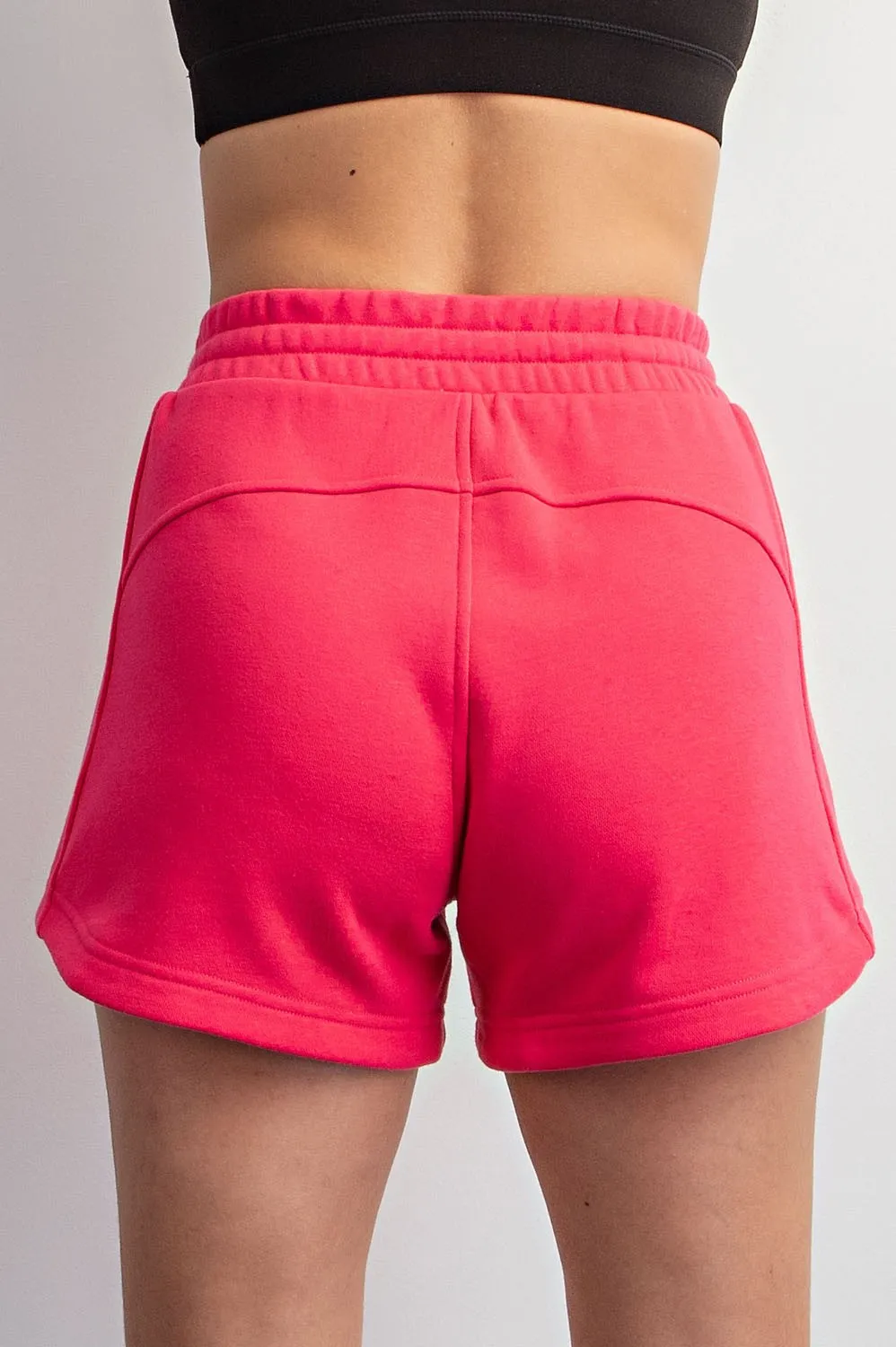 Fuchsia Terry Shorts sold by Pinkblush product image thumbnail 3