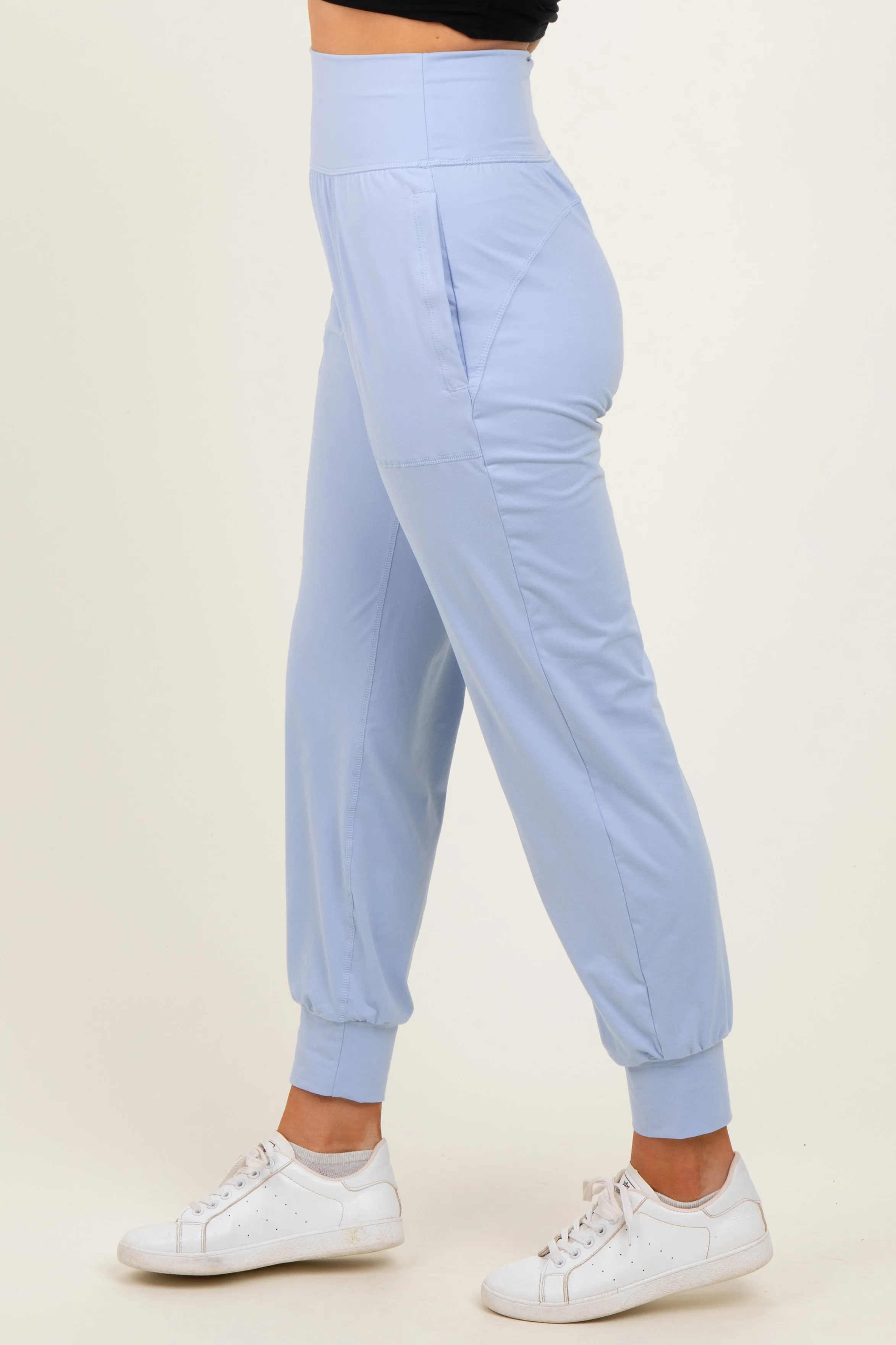 Light Blue Joggers sold by Pinkblush product image thumbnail 4