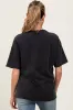 Black Short Sleeve Front Pocket Tunic Maternity Top sold by Pinkblush