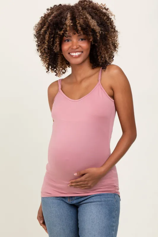 Pink Soft Basic Maternity Cami sold by Pinkblush