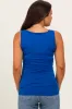Blue Basic Seamless Maternity Tank sold by Pinkblush