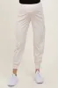 Cream Cargo Pocket Maternity Jogger Pants sold by Pinkblush