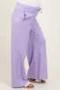 Lavender Drawstring Wide Leg Maternity Lounge Pant sold by Pinkblush