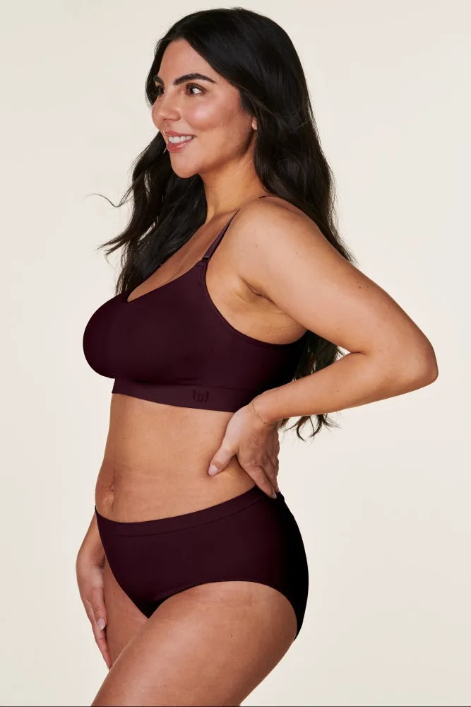 Burgundy Bravado Designs Balconnette Bra sold by Pinkblush product image thumbnail 3