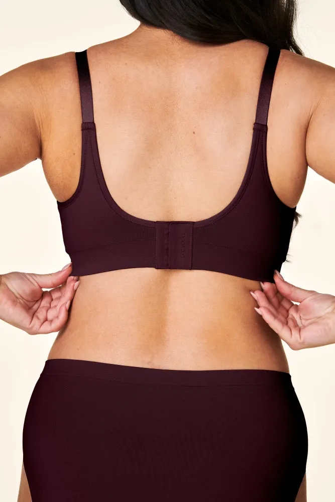 Burgundy Bravado Designs Balconnette Bra sold by Pinkblush product image thumbnail 4