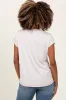 Beige Double Layer Short Sleeve Maternity Nursing Top sold by Pinkblush