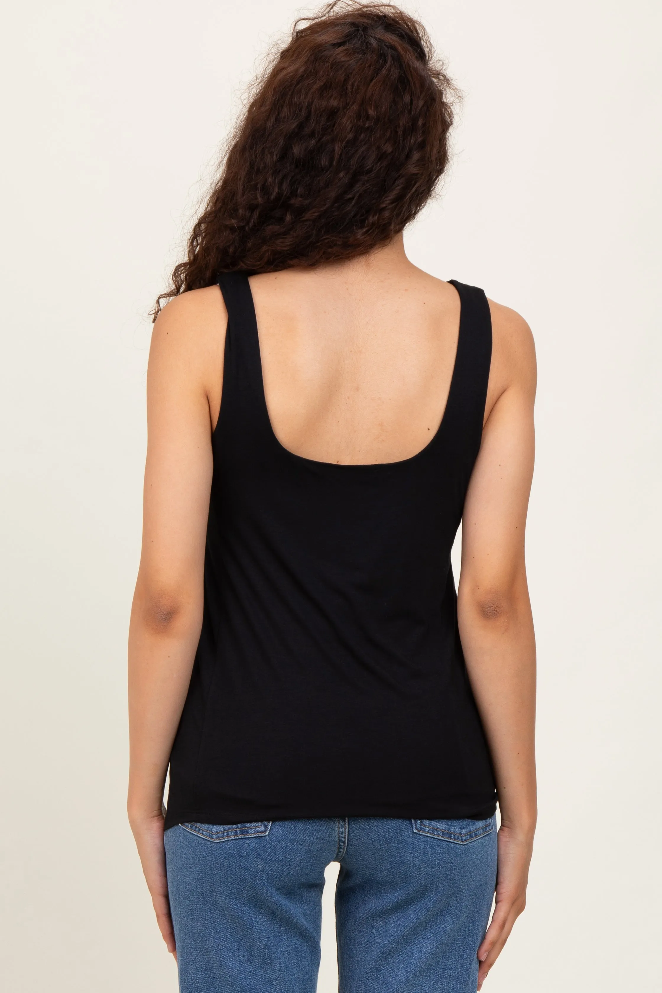 Black Sweetheart Sleeveless Top sold by Pinkblush product image thumbnail 4