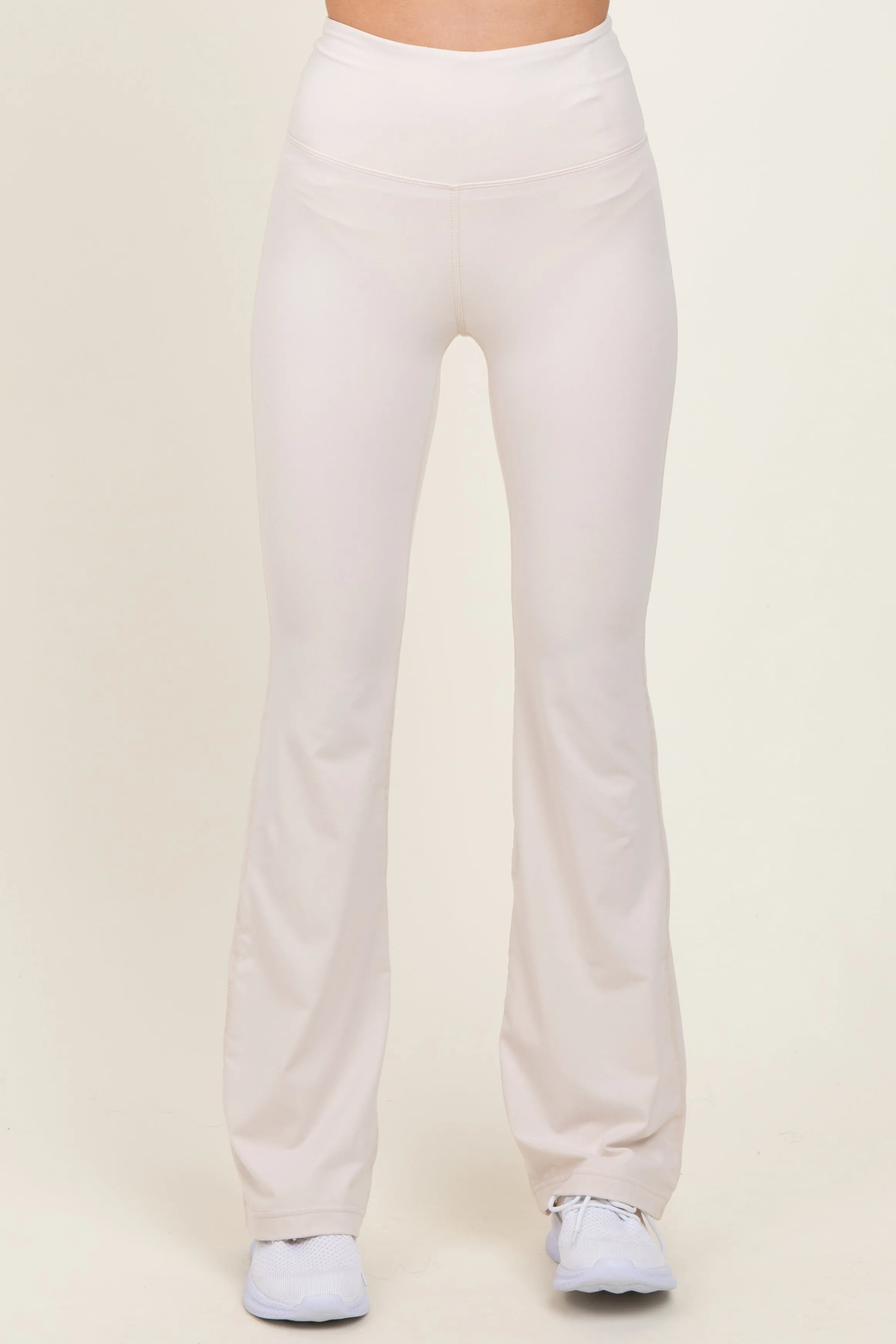 Cream Flared Leggings sold by Pinkblush product image thumbnail 2