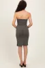 Olive Basic Strapless Fitted Dress sold by Pinkblush