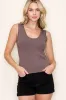 Brown Knit Sleeveless Top sold by Pinkblush