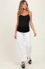 Ivory Raw Hem Wide Leg Maternity Jeans sold by Pinkblush