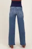 Medium Classic Wash Wide Leg Maternity Jeans sold by Pinkblush