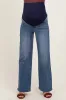 Medium Classic Wash Wide Leg Maternity Jeans sold by Pinkblush