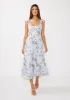 Lilac Floral Textured Open Back Tie Maternity Maxi Dress sold by Pinkblush