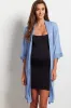PinkBlush Blue Crochet Trim Delivery/Nursing Maternity Robe sold by Pinkblush
