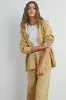 Yellow Checker Plaid Button Down Shirt sold by Pinkblush