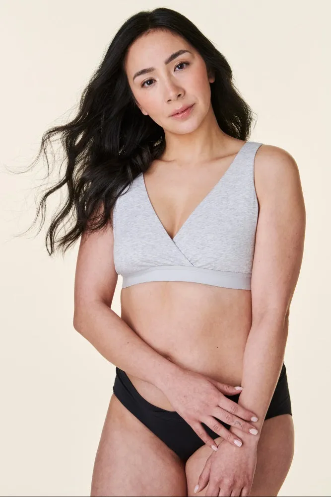 Heather Grey Bravado Designs Cotton Sleep Bra sold by Pinkblush product image thumbnail 2