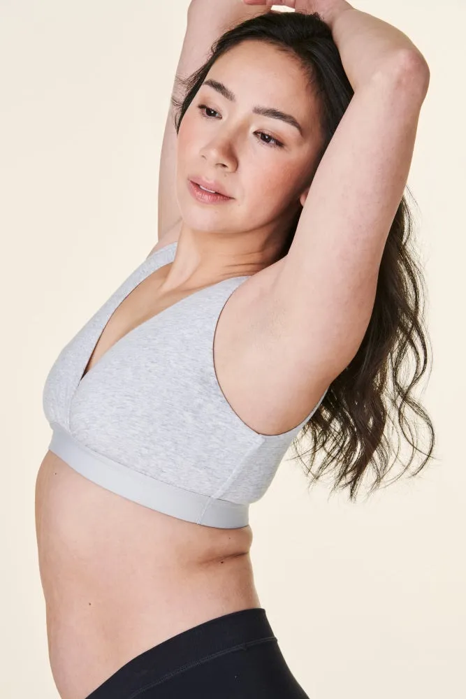 Heather Grey Bravado Designs Cotton Sleep Bra sold by Pinkblush product image thumbnail 4