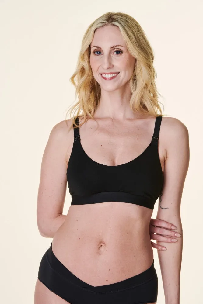 Black Bravado Designs Cotton Pullover Maternity & Nursing Bra sold by Pinkblush product image thumbnail 3